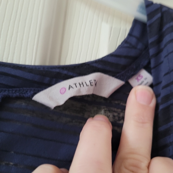 Athleta Long Sleeve Striped Top - Picture 2 of 3